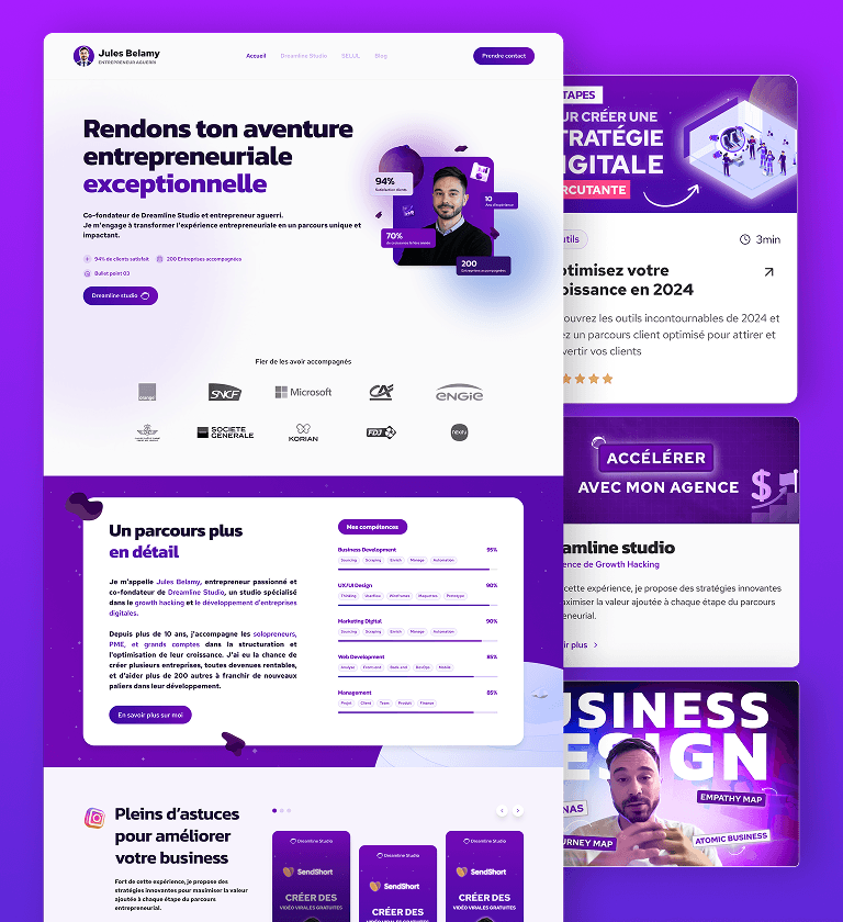 Aperçu du projet Branding & Portfolio
